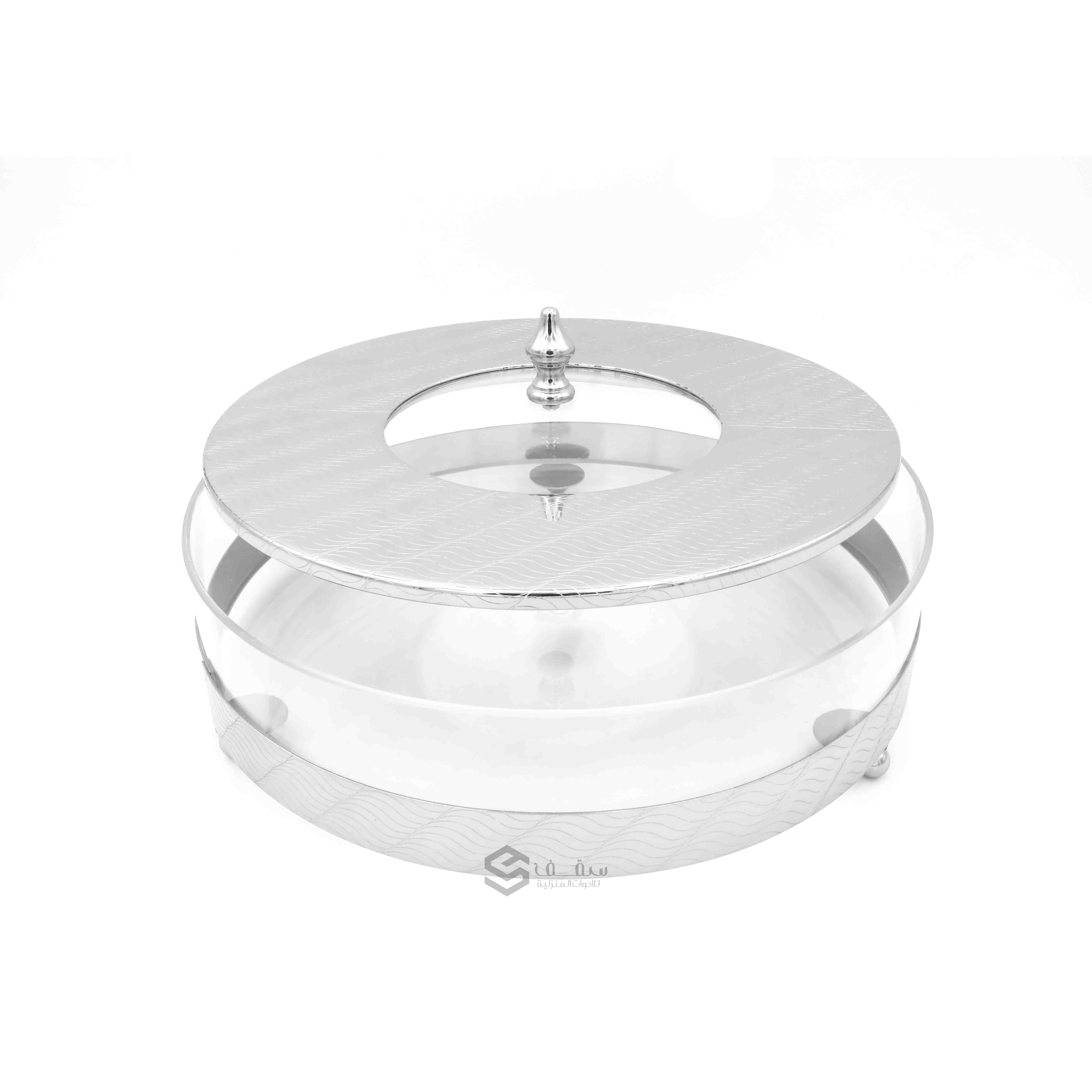  صحون حلويات مدور