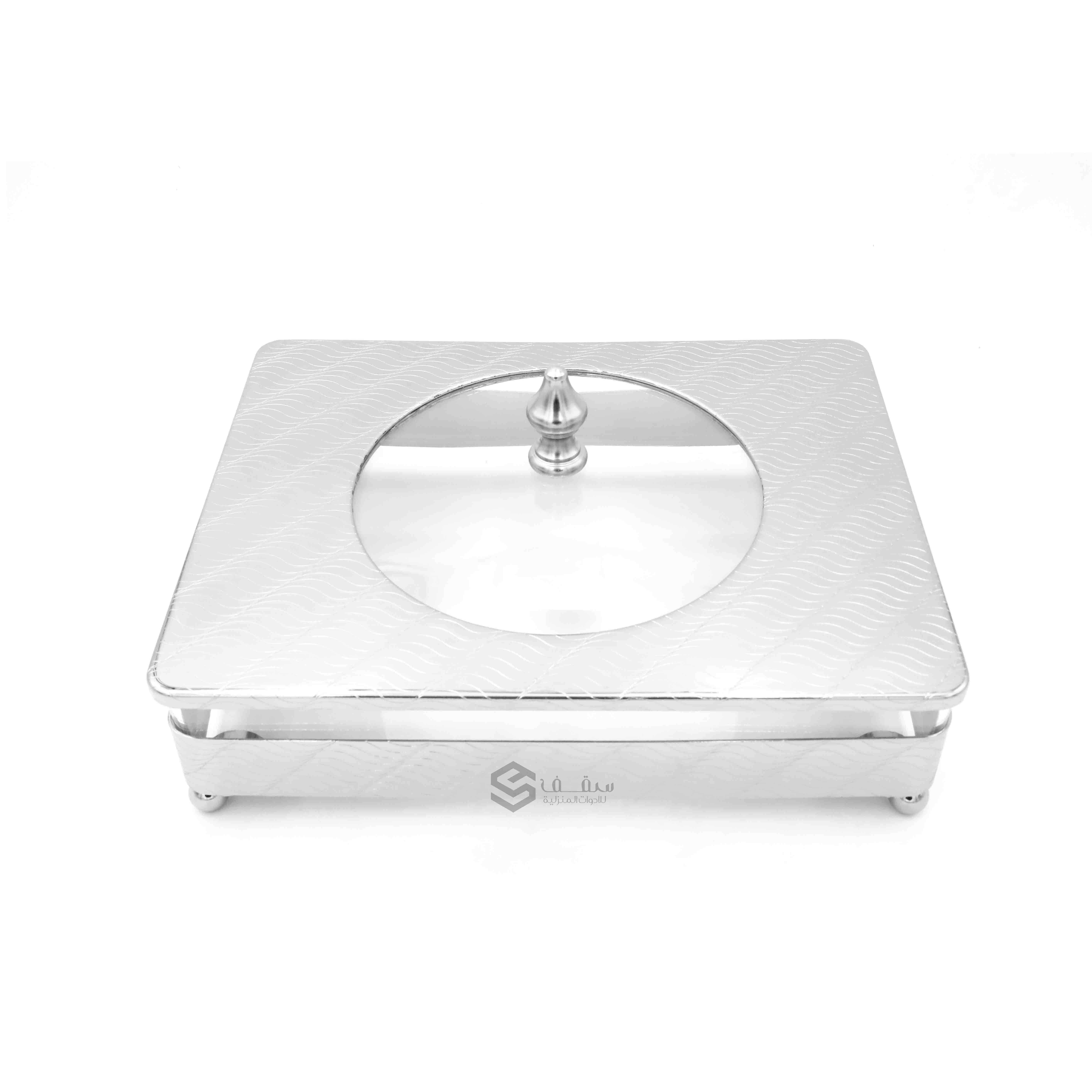 صحون حلويات مستطيل فاخر 