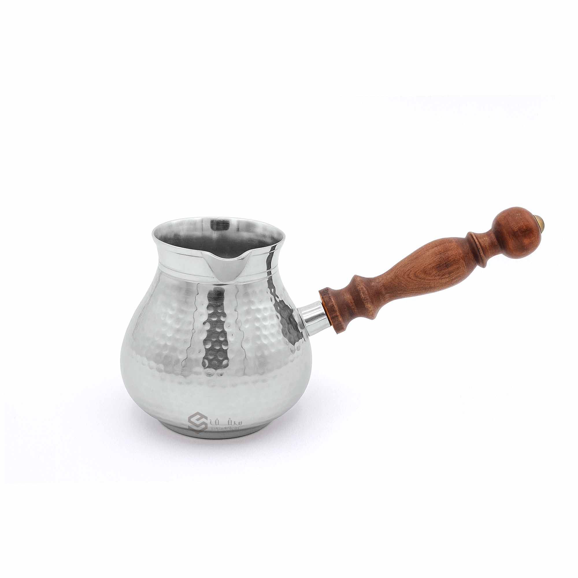 ركوة بمقبض خشبي